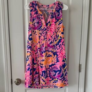 Lilly Pulitzer Pink and Blue Patterned Top